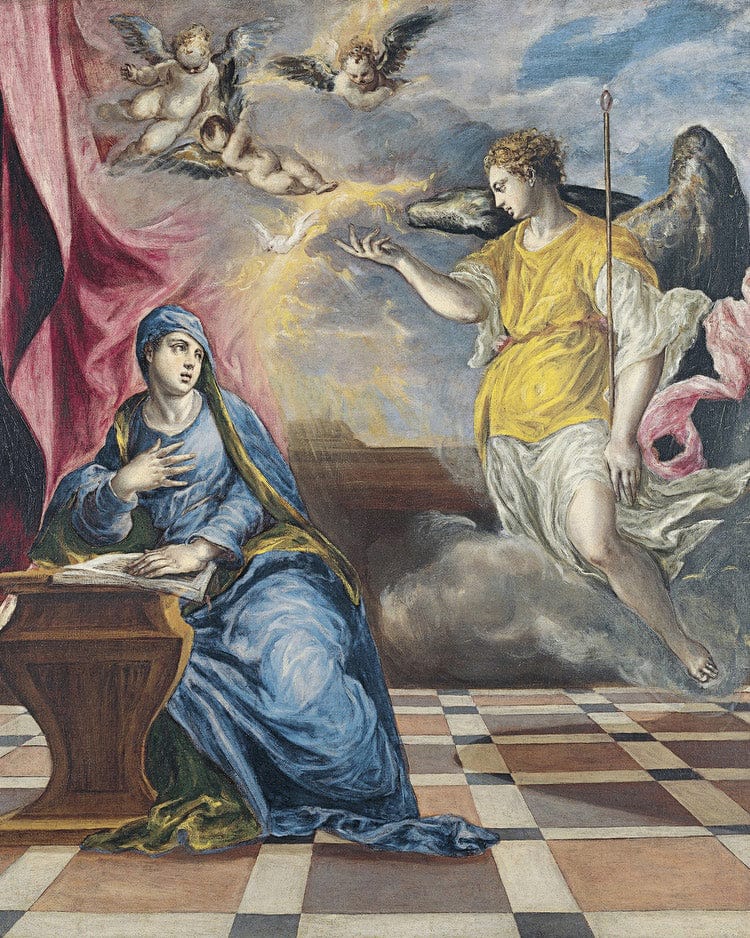 The Annunciation 3 By El Greco Fine Art Print
