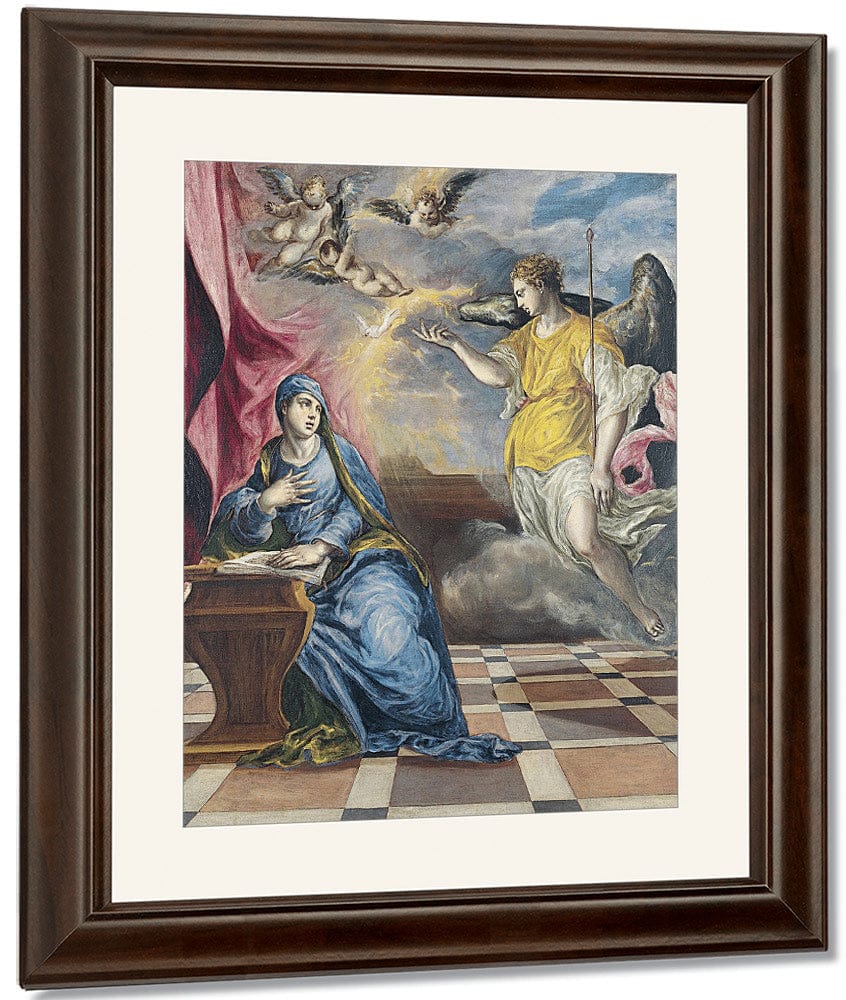 The Annunciation 3 By El Greco Fine Art Print