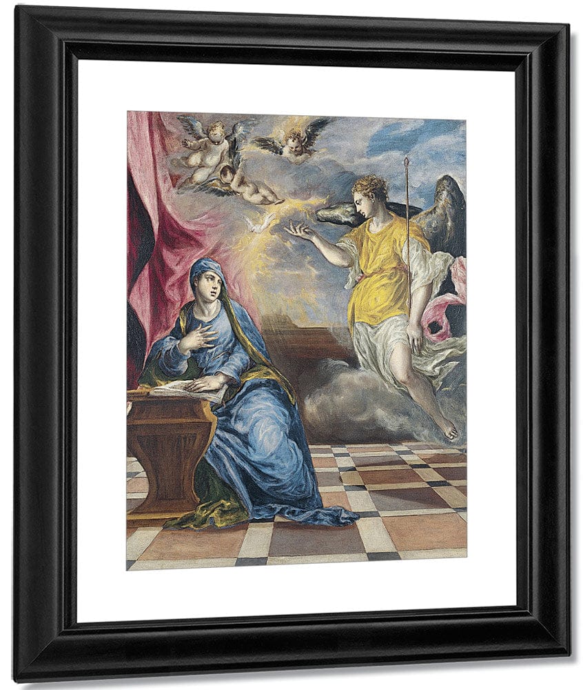 The Annunciation 3 By El Greco Fine Art Print