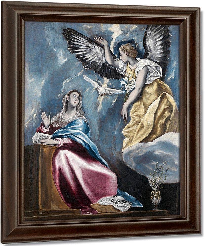 The Annunciation 5 By El Greco Fine Art Print
