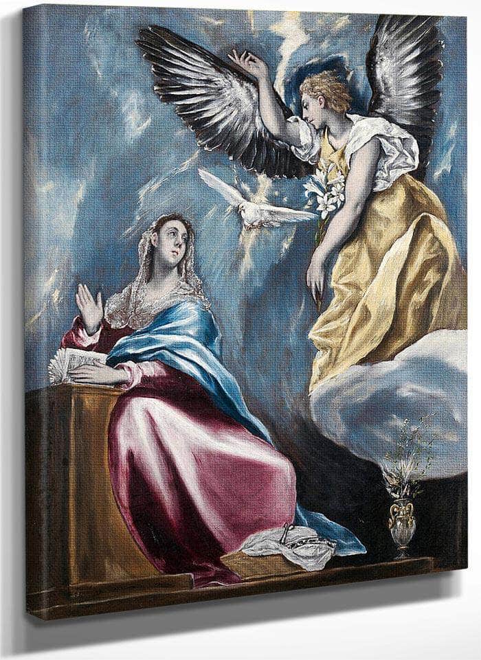 The Annunciation 5 By El Greco Fine Art Print