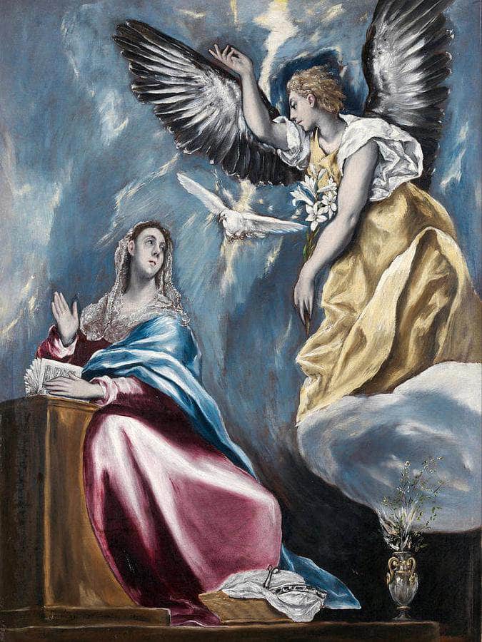 The Annunciation 5 By El Greco Fine Art Print
