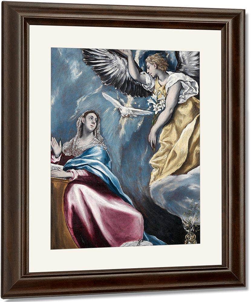 The Annunciation 5 By El Greco Fine Art Print