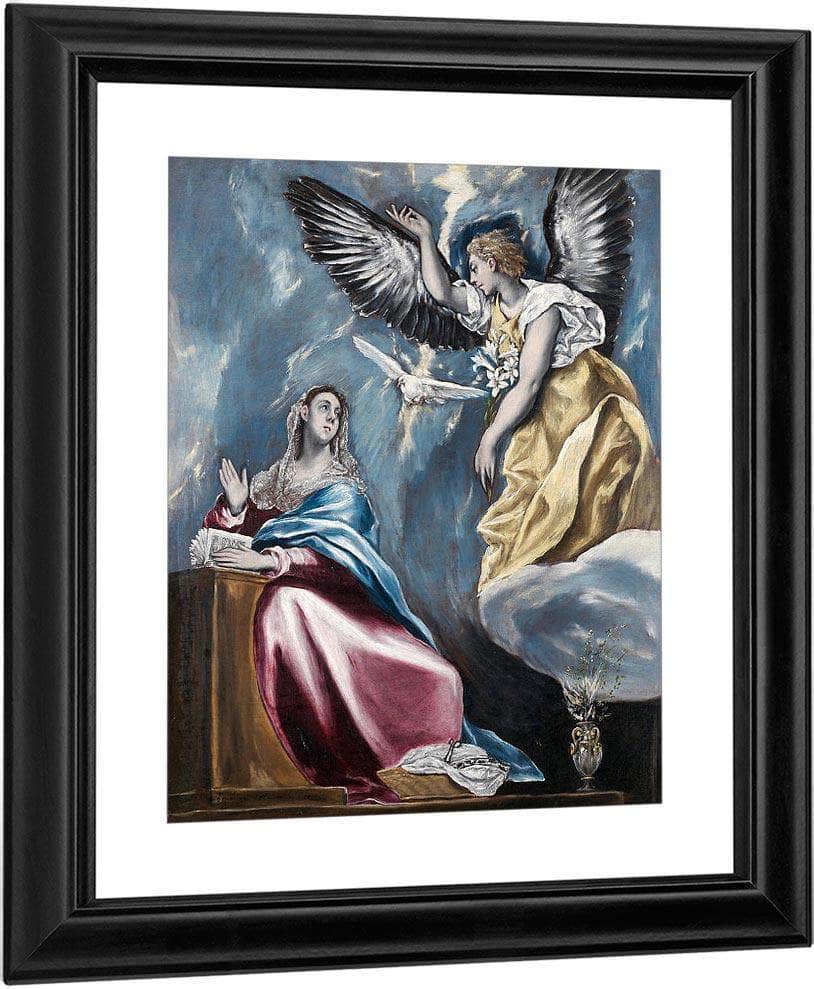 The Annunciation 5 By El Greco Fine Art Print