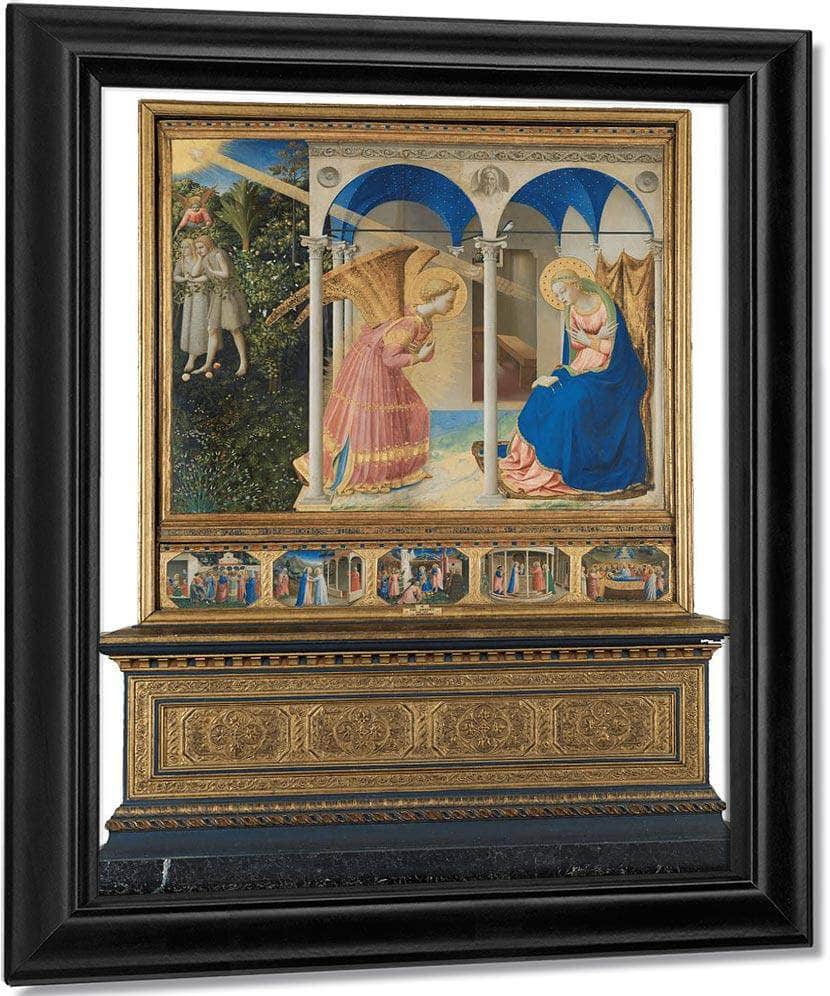 The Annunciation And Life Of The Virgin 1426 (1) By Fra Angelico Fine Art Print