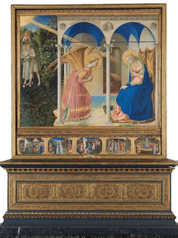 The Annunciation And Life Of The Virgin 1426 (1) By Fra Angelico Fine Art Print