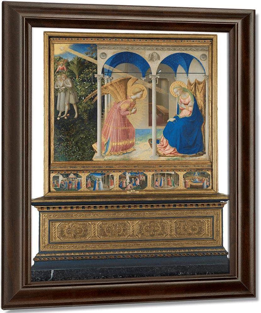 The Annunciation And Life Of The Virgin 1426 (1) By Fra Angelico Fine Art Print
