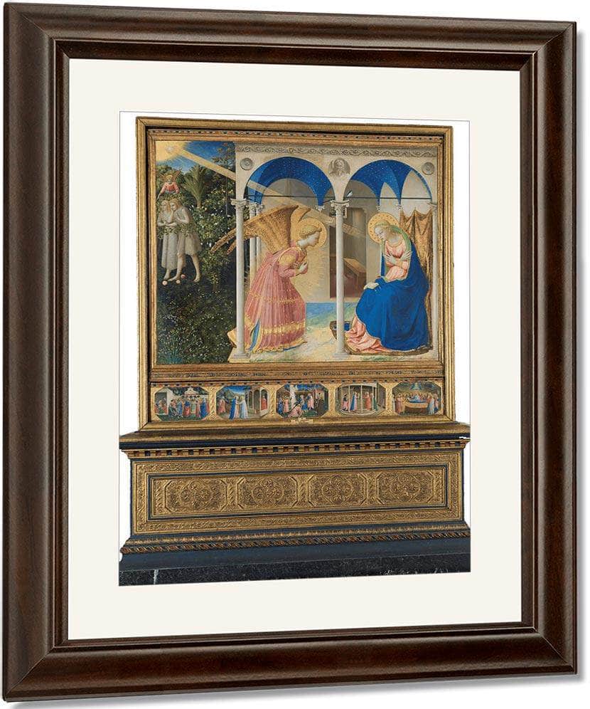 The Annunciation And Life Of The Virgin 1426 (1) By Fra Angelico Fine Art Print