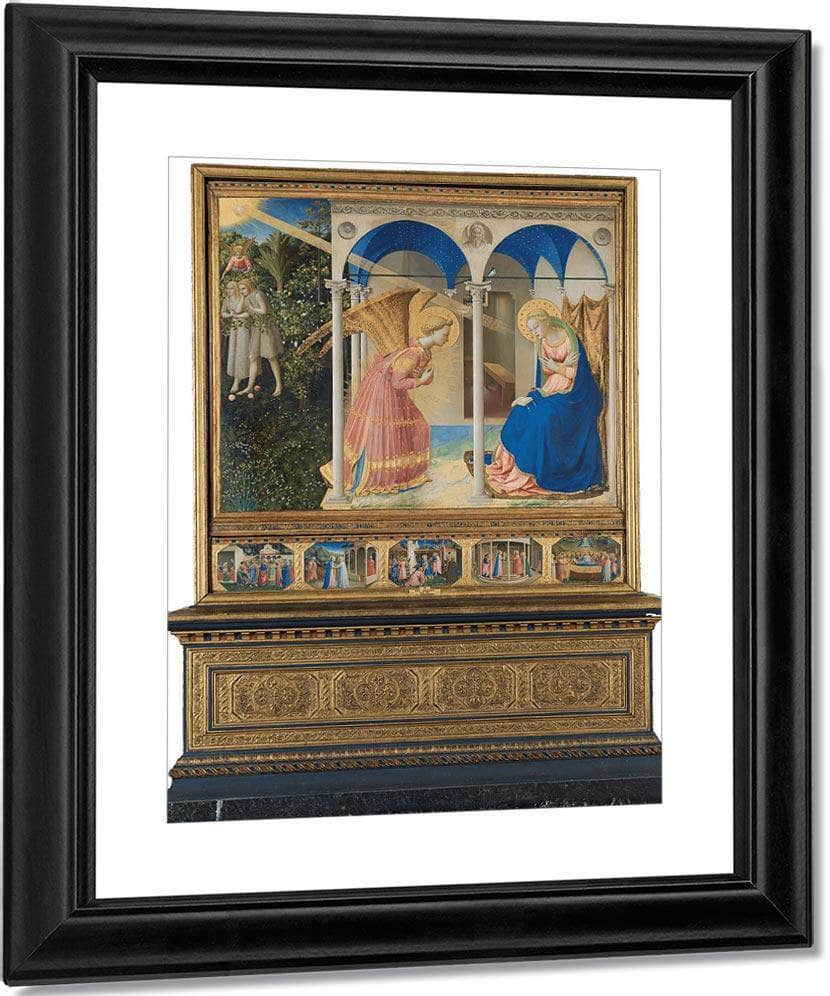 The Annunciation And Life Of The Virgin 1426 (1) By Fra Angelico Fine Art Print