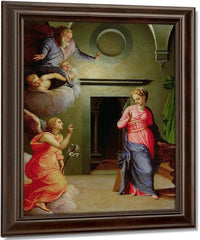 The Annunciation By Agnolo Bronzino Fine Art Print