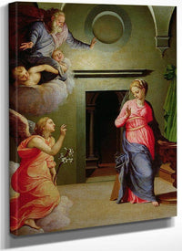 The Annunciation By Agnolo Bronzino Fine Art Print