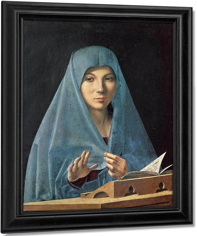 The Annunciation By Antonello Da Messina Fine Art Print