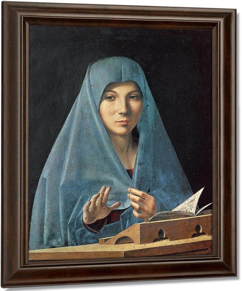The Annunciation By Antonello Da Messina Fine Art Print