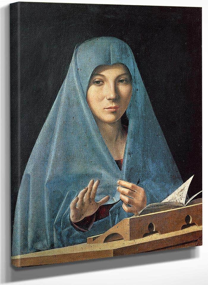 The Annunciation By Antonello Da Messina Fine Art Print