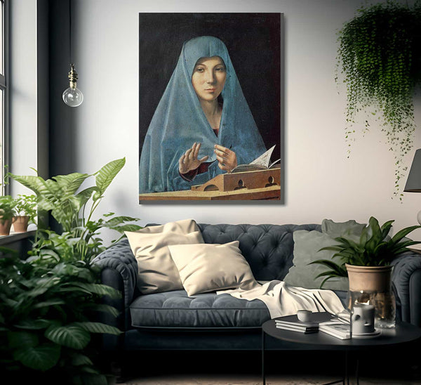The Annunciation By Antonello Da Messina Fine Art Print