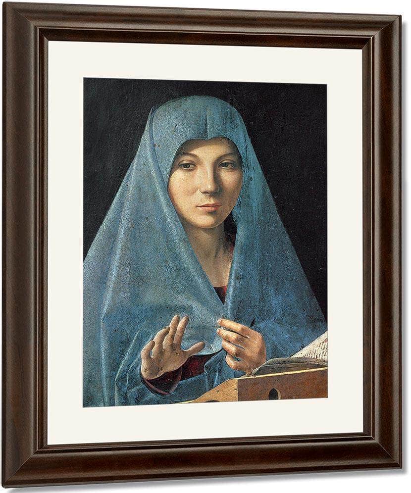 The Annunciation By Antonello Da Messina Fine Art Print