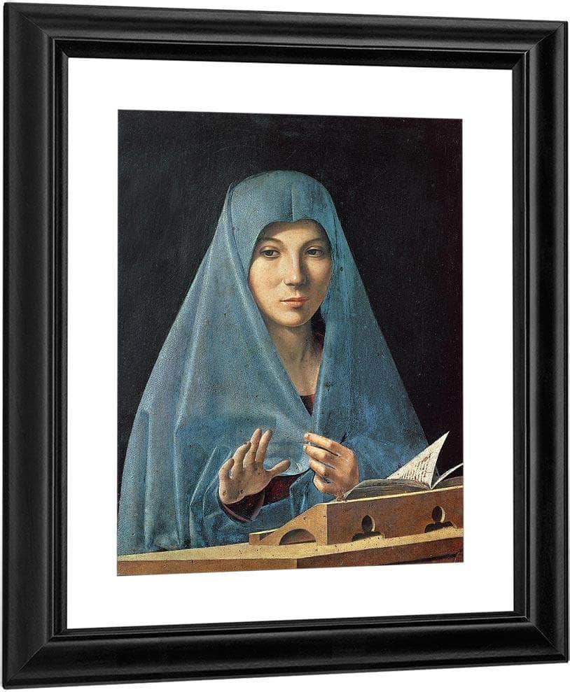 The Annunciation By Antonello Da Messina Fine Art Print