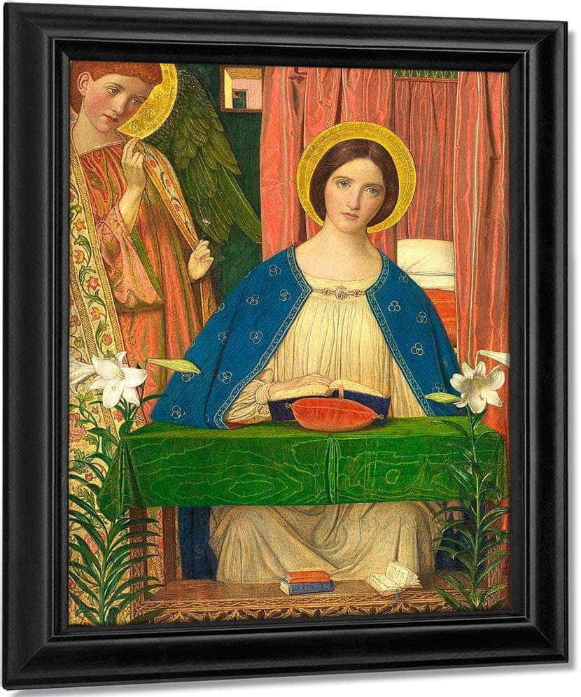 The Annunciation By Arthur Joseph Gaskin Fine Art Print
