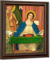 The Annunciation By Arthur Joseph Gaskin Fine Art Print