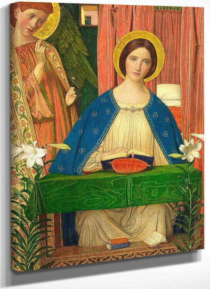 The Annunciation By Arthur Joseph Gaskin Fine Art Print
