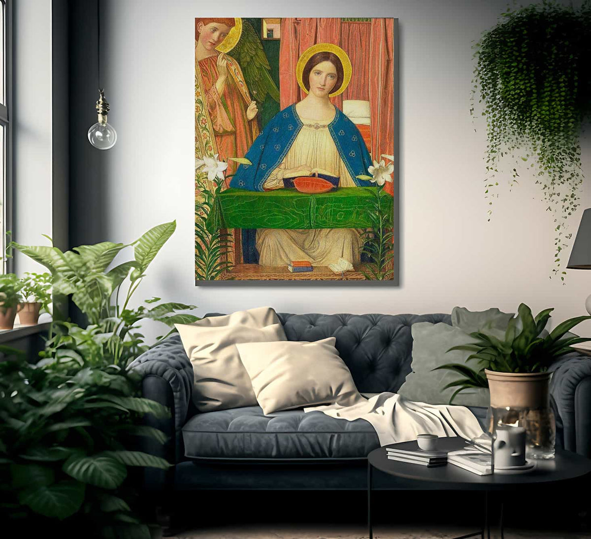 The Annunciation By Arthur Joseph Gaskin Fine Art Print