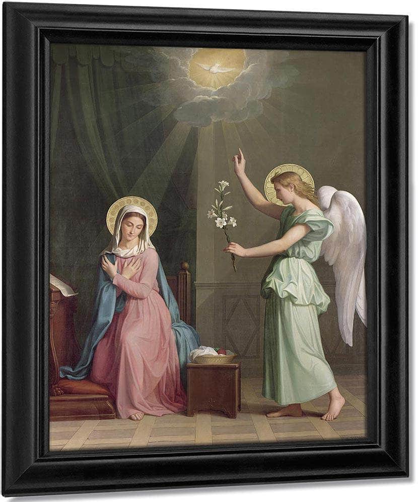 The Annunciation By Auguste Pichon Fine Art Print