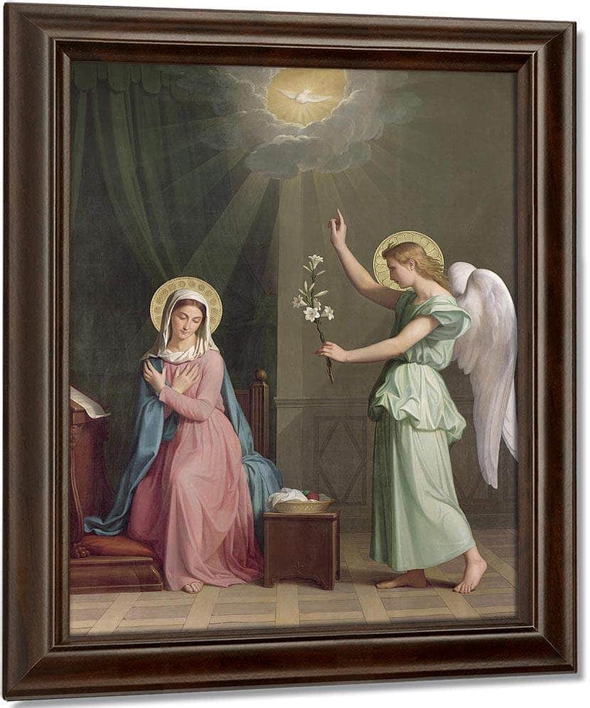 The Annunciation By Auguste Pichon Fine Art Print
