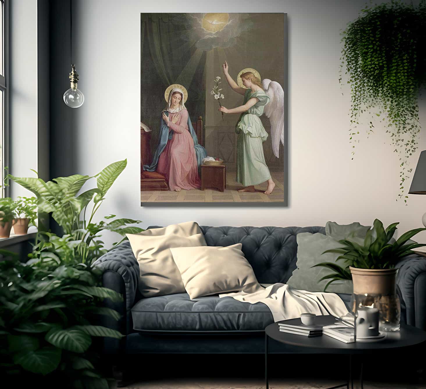 The Annunciation By Auguste Pichon Fine Art Print