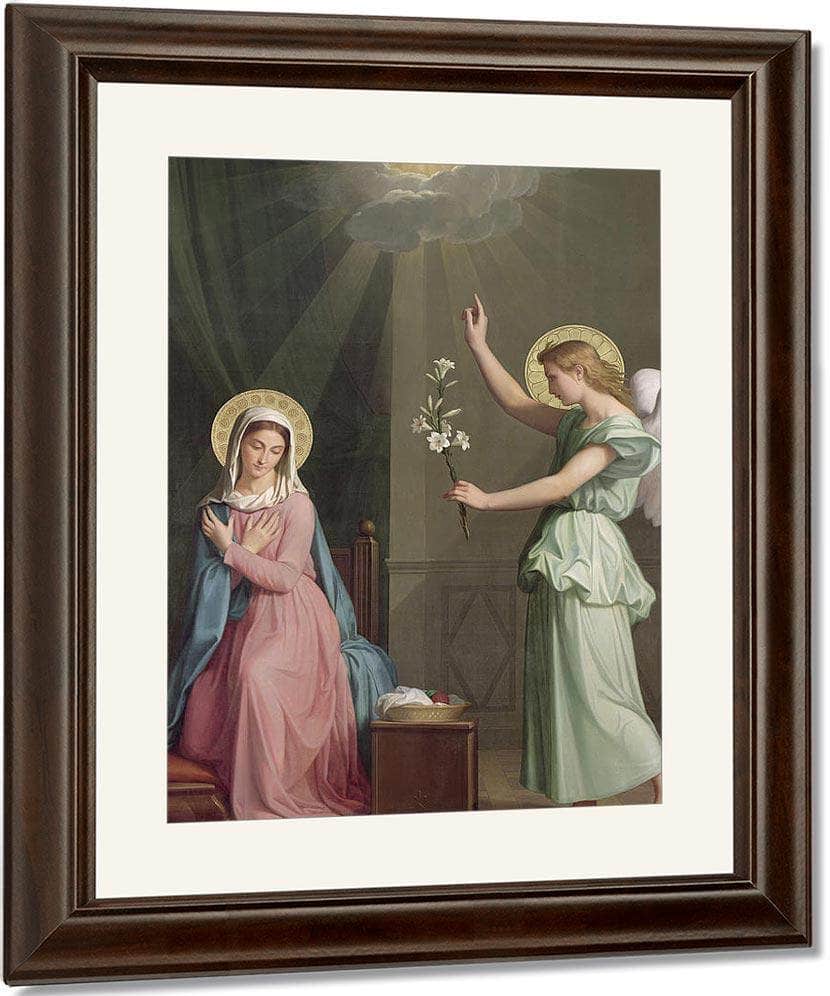 The Annunciation By Auguste Pichon Fine Art Print