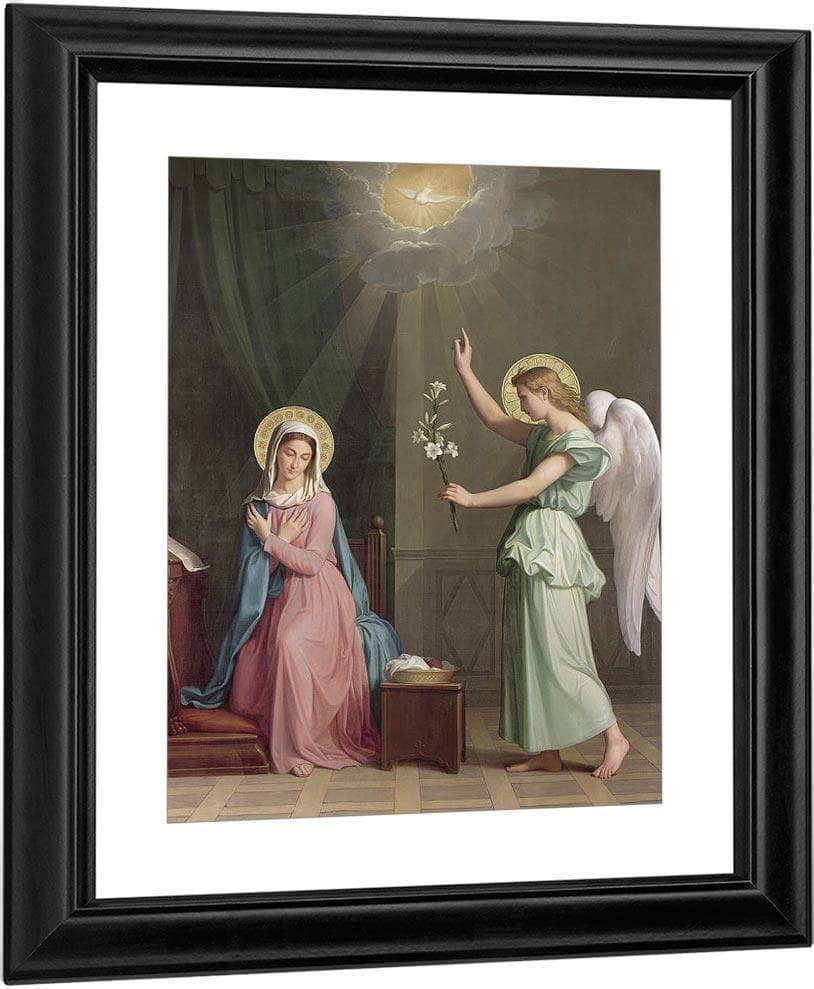 The Annunciation By Auguste Pichon Fine Art Print