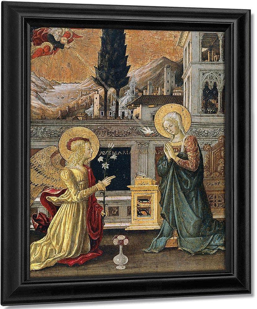 The Annunciation By Benedetto Bonfigli Fine Art Print