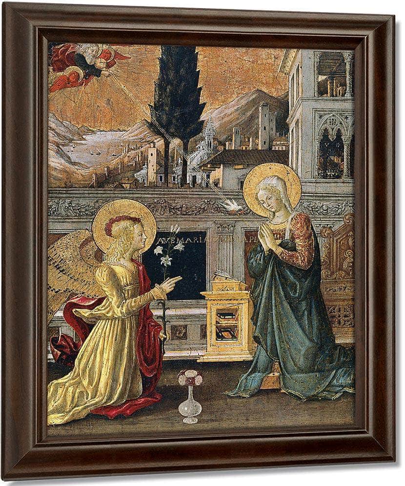 The Annunciation By Benedetto Bonfigli Fine Art Print