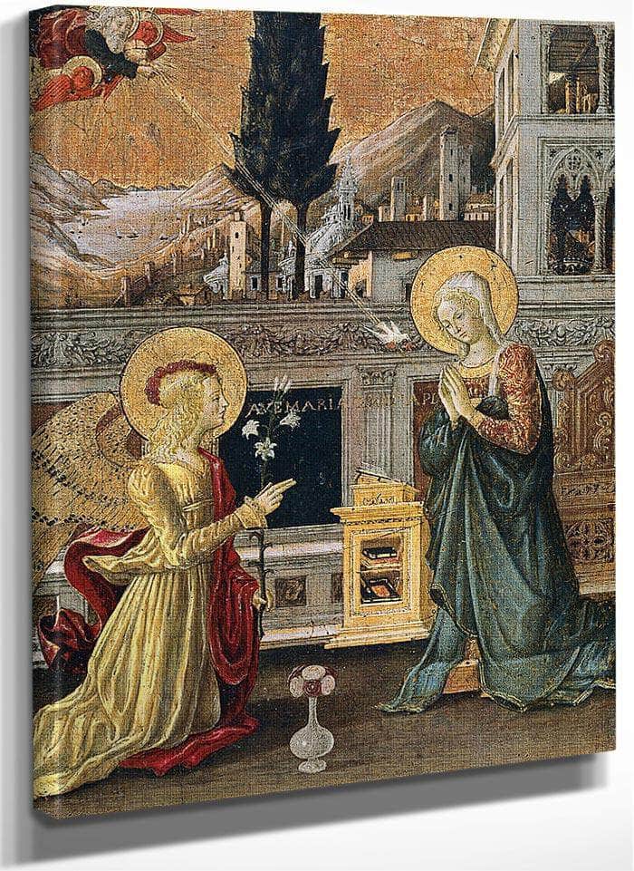 The Annunciation By Benedetto Bonfigli Fine Art Print