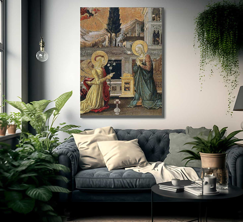 The Annunciation By Benedetto Bonfigli Fine Art Print