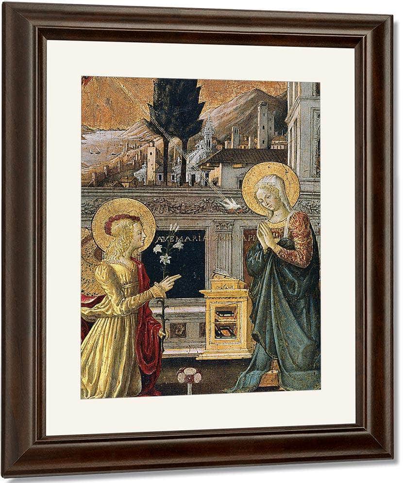 The Annunciation By Benedetto Bonfigli Fine Art Print