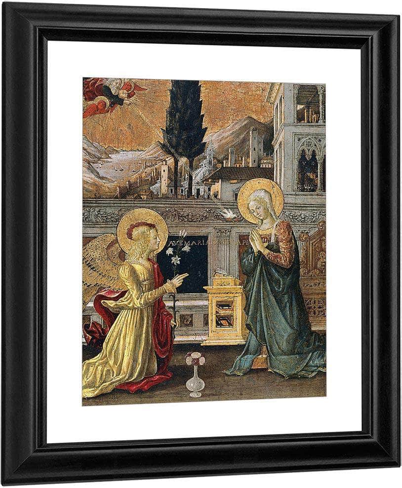 The Annunciation By Benedetto Bonfigli Fine Art Print