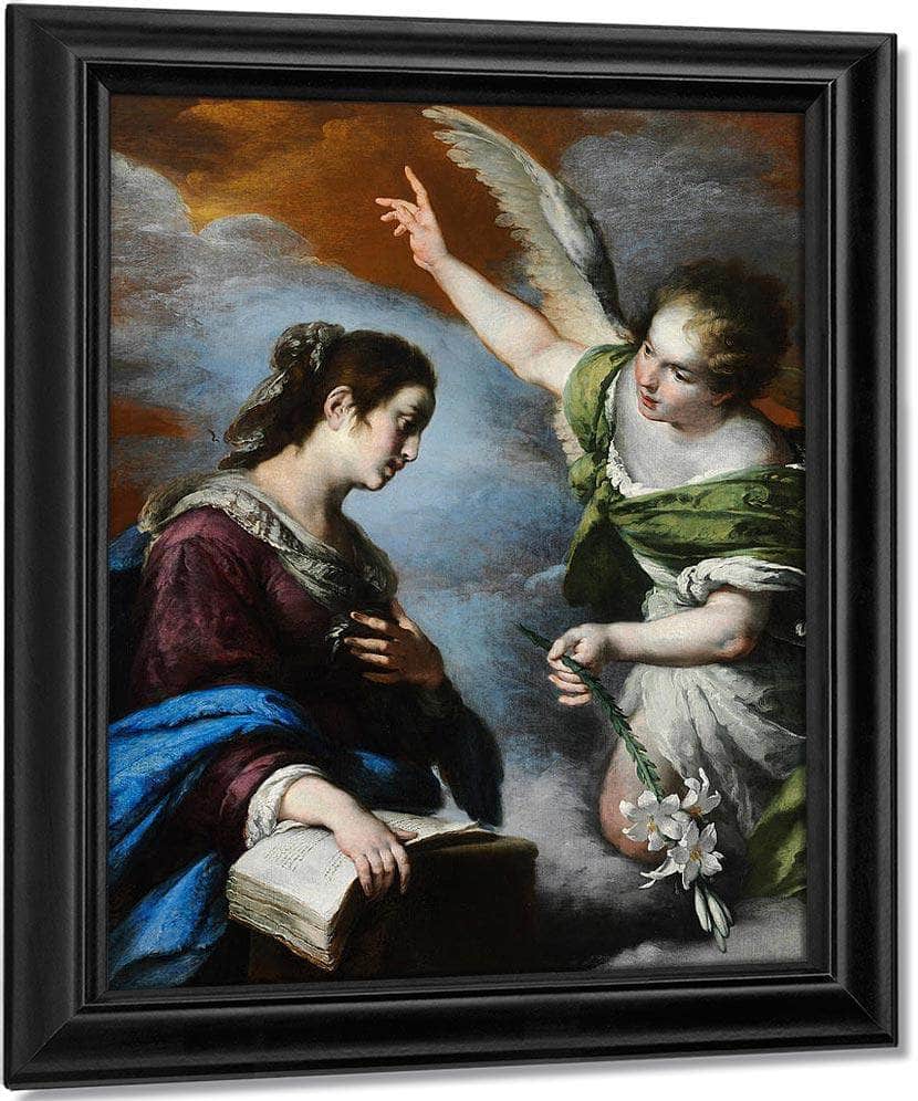 The Annunciation By Bernardo Strozzi Fine Art Print