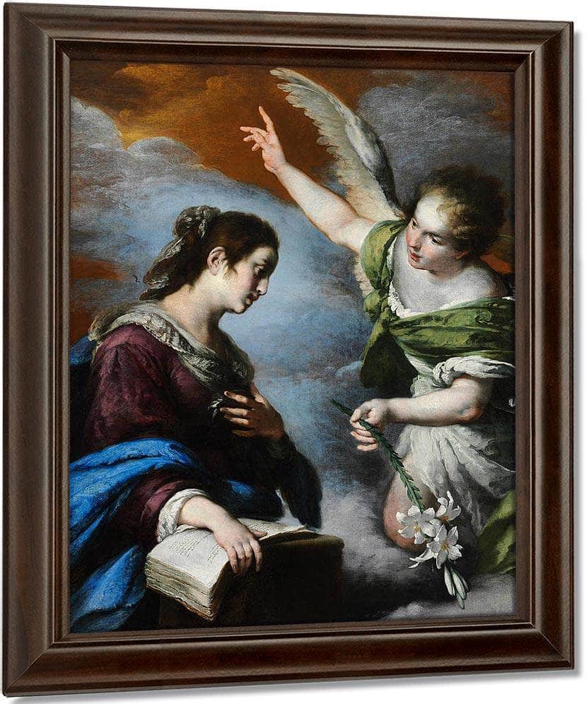 The Annunciation By Bernardo Strozzi Fine Art Print