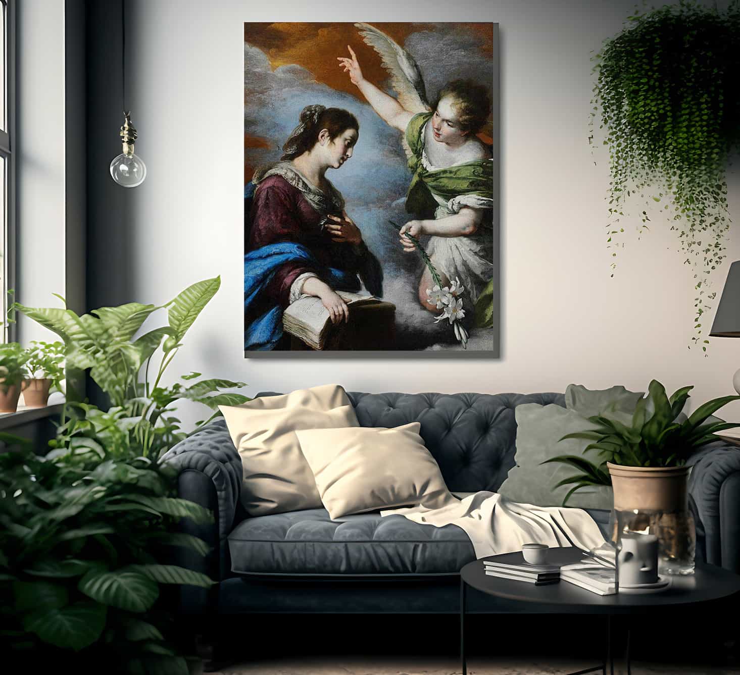 The Annunciation By Bernardo Strozzi Fine Art Print