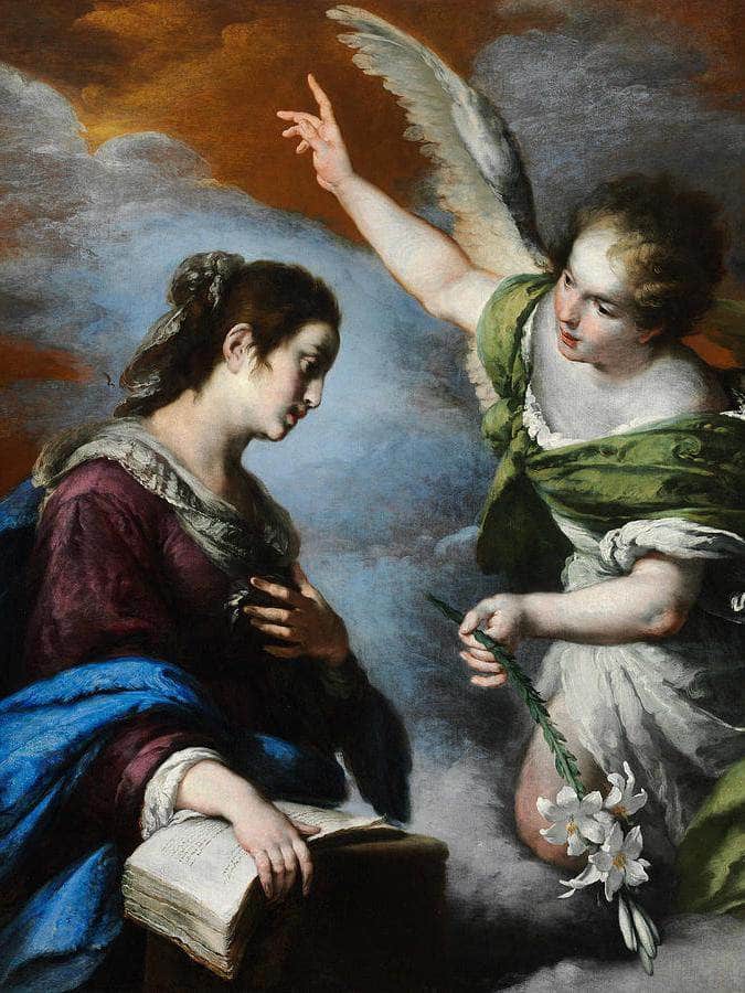 The Annunciation By Bernardo Strozzi Fine Art Print