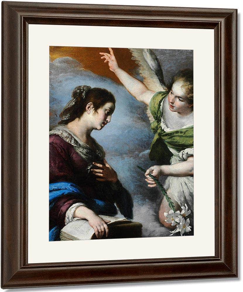 The Annunciation By Bernardo Strozzi Fine Art Print