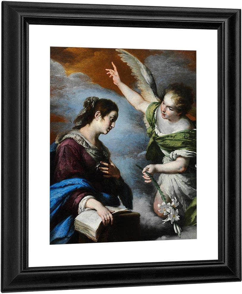 The Annunciation By Bernardo Strozzi Fine Art Print