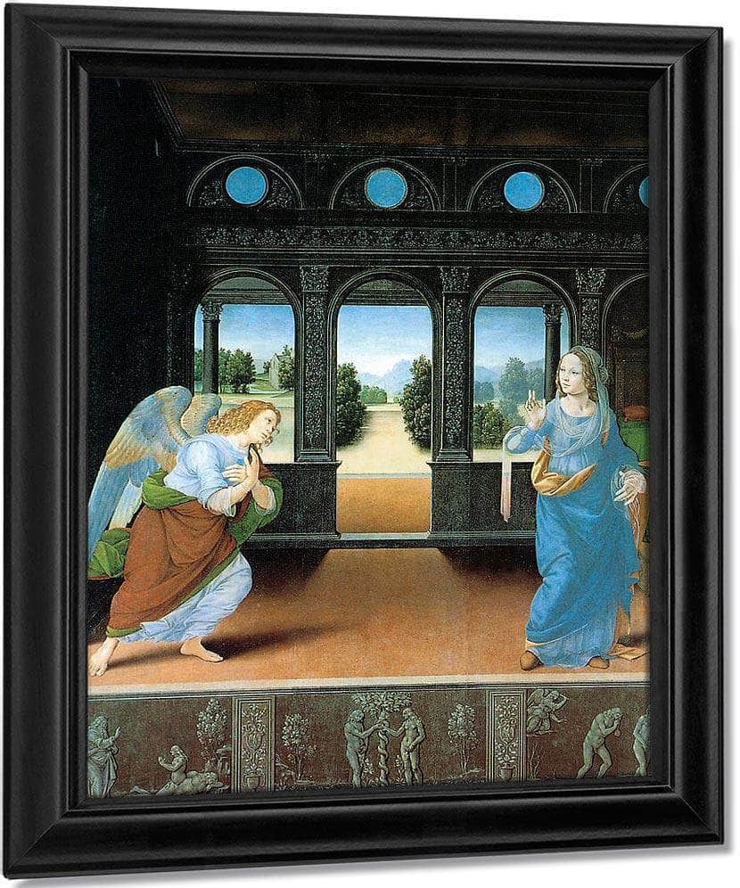 The Annunciation By Di Credi Fine Art Print