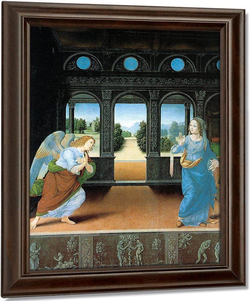 The Annunciation By Di Credi Fine Art Print
