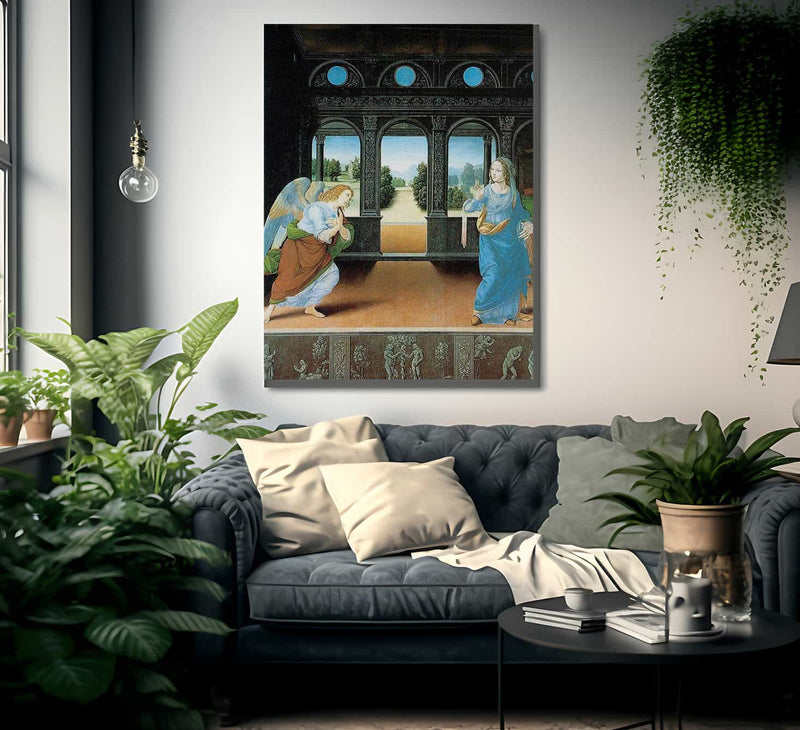 The Annunciation By Di Credi Fine Art Print