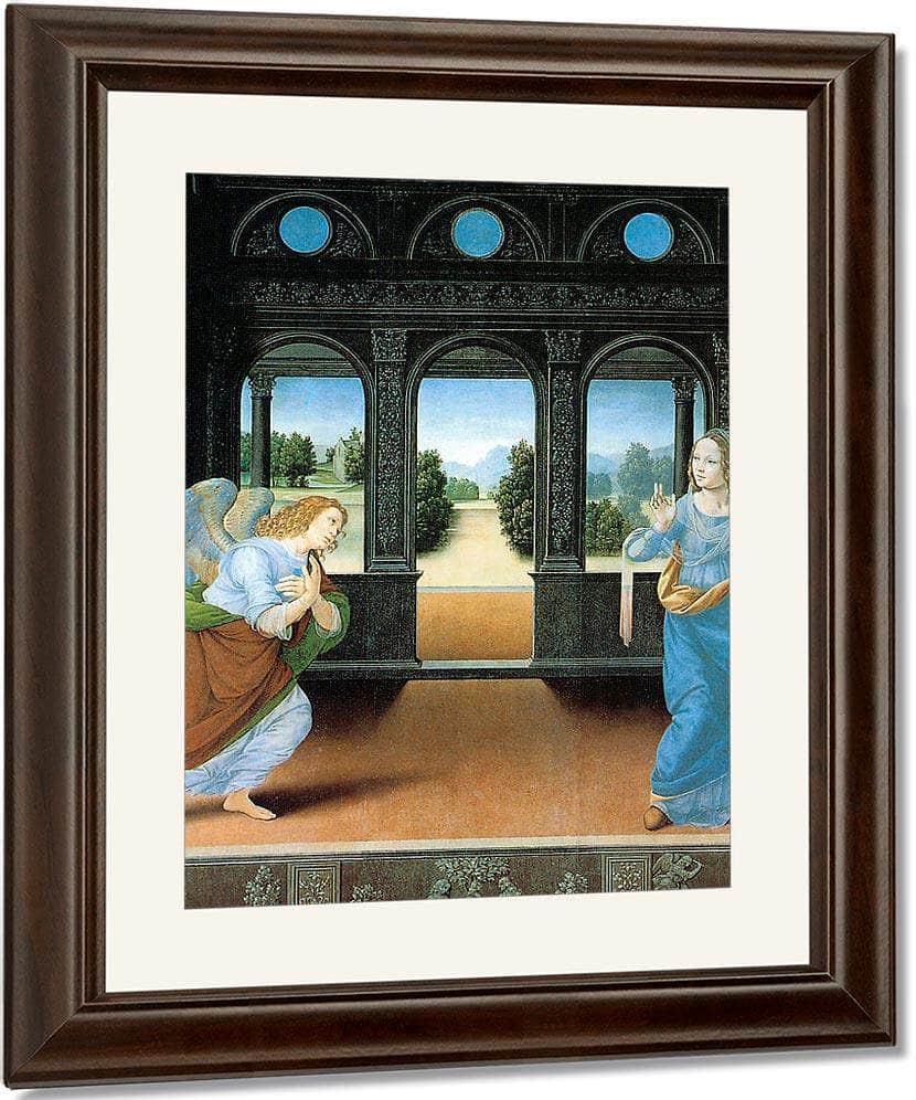 The Annunciation By Di Credi Fine Art Print