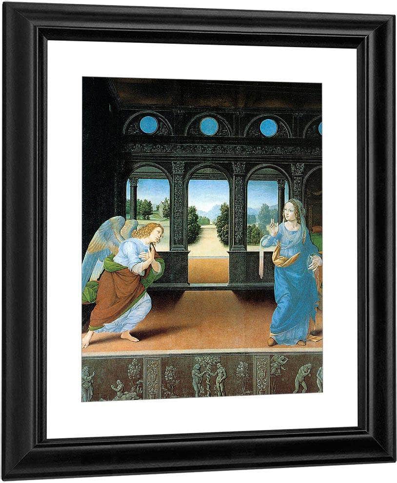 The Annunciation By Di Credi Fine Art Print