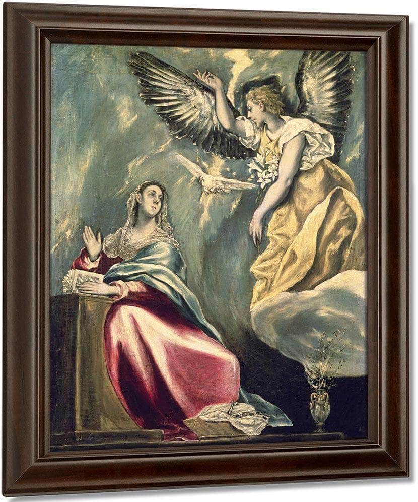 The Annunciation By El Greco Fine Art Print