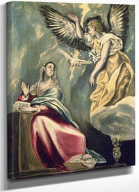 The Annunciation By El Greco Fine Art Print