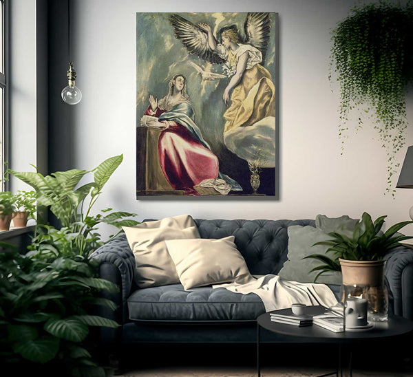 The Annunciation By El Greco Fine Art Print